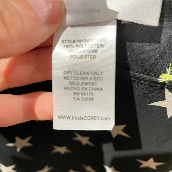 Anthropologie Blouse Printed Shirt with Puff Sleeves NWOT - Size S - Picture 9 of 9